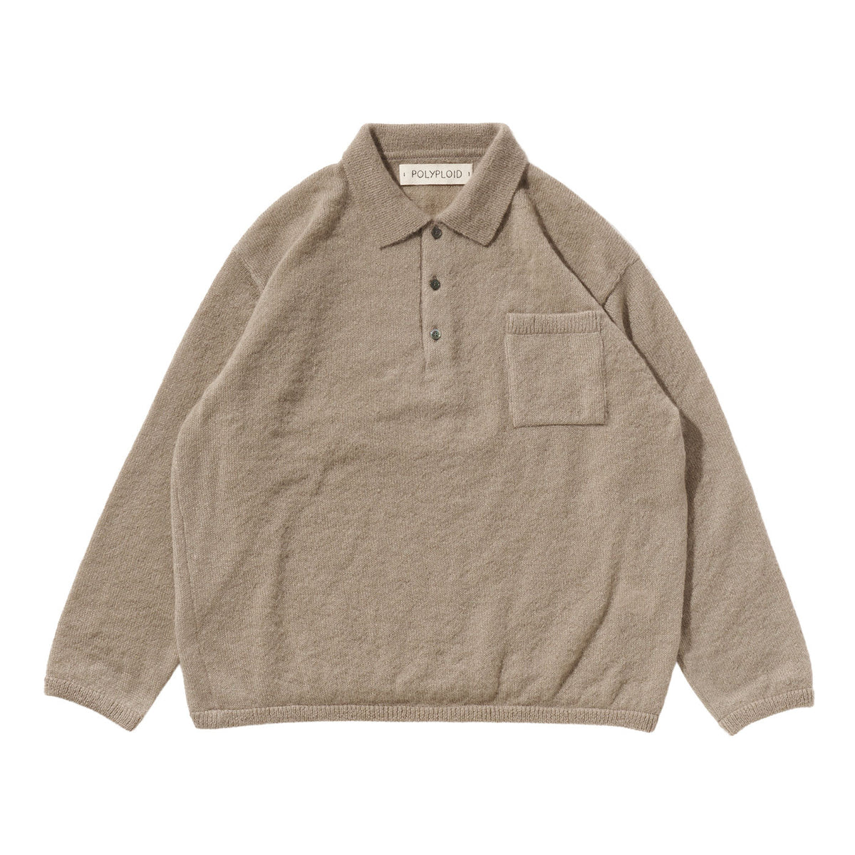 POLYPLOID 【本物保証】 ニット ストリート系 メンズ LONGSLEEVE POLO B
