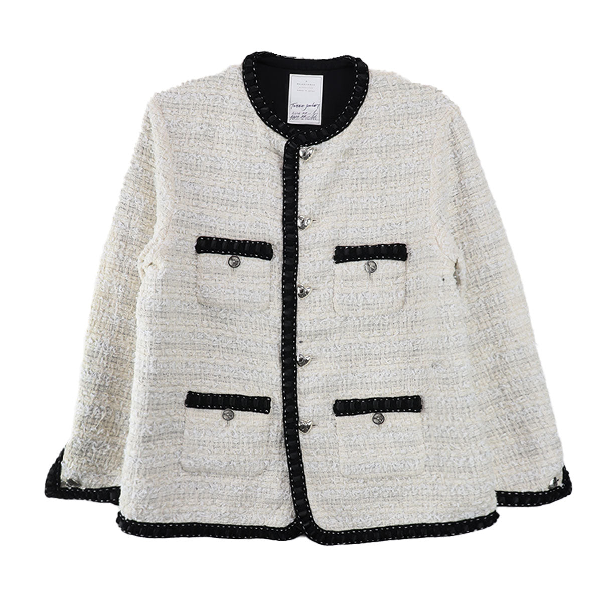 READYMADE 【本物保証】 ジャケット・アウター ストリート系 メンズ TWEED JKT SILVER_WHT