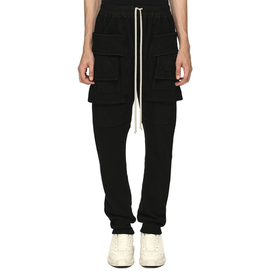 Rick Owens DRKSHDW リック・オウエンス・ダークシャドウ 【本物保証】 カーゴパンツ ストリート系 メンズ CREATCH CARGO DRAWSTRING