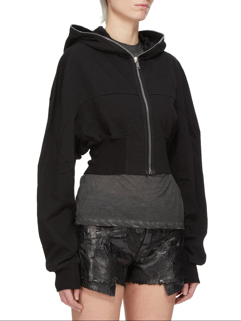 Rick Owens DRKSHDW リック・オウエンス・ダークシャドウ 【本物保証】 パーカー ストリート系 レディース COLLAGE GIMP HOODIE