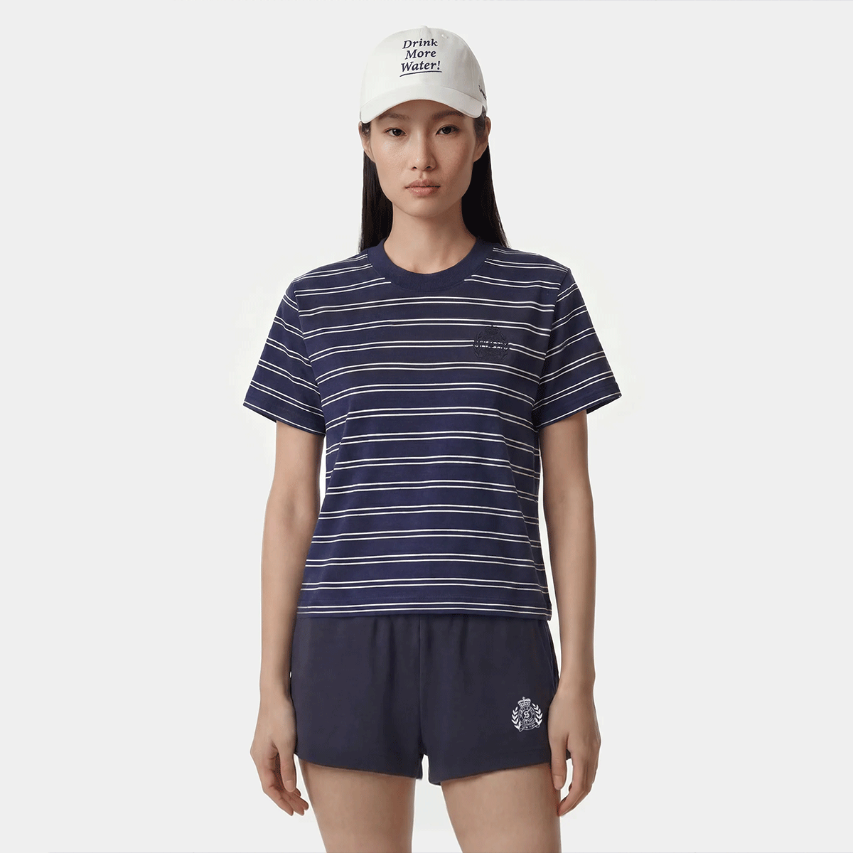 Sporty and Rich 【本物保証】 Tシャツ ストリート系 レディース NY Crest T-Shirt