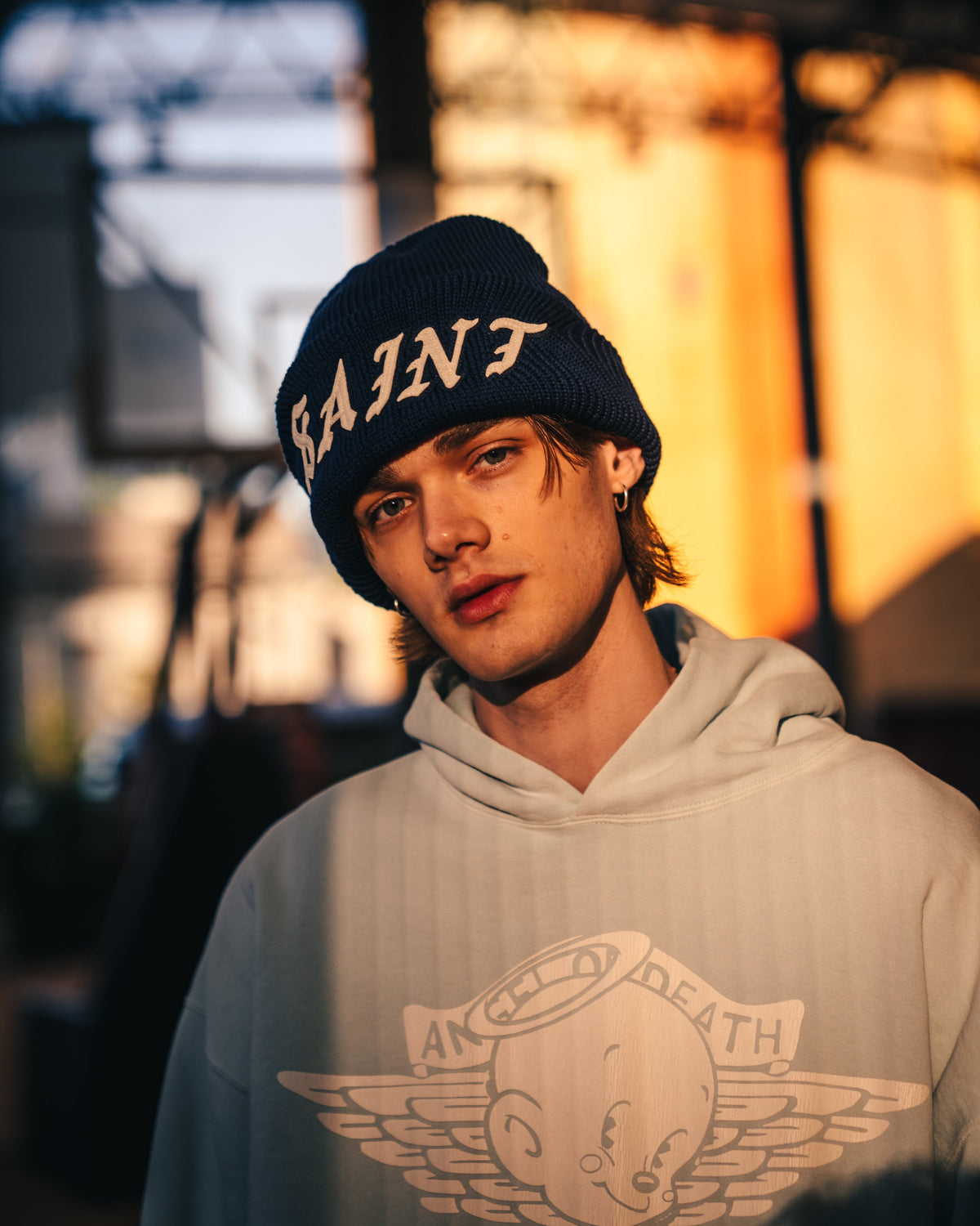 SAINT MICHAEL 聖ミカエル 【本物保証】 ニット ストリート系 メンズ KNIT CAP/SAINT