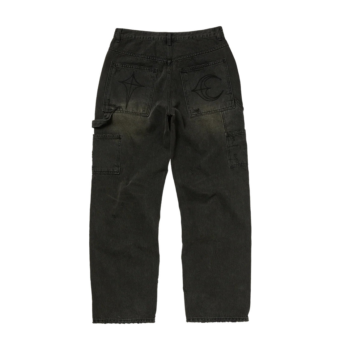 THUG CLUB 【本物保証】 パンツ ストリート系 メンズ STUDED KNEE CARPENTER PANTS