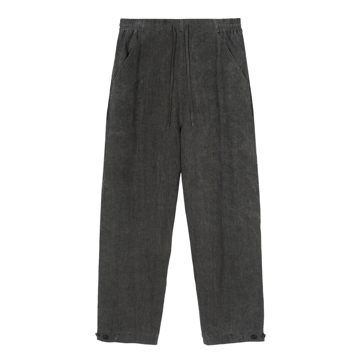 VUJA DE 【本物保証】 パンツ ストリート系 メンズ Cohen Relaxed Trousers in Sumi-Dyed Linen