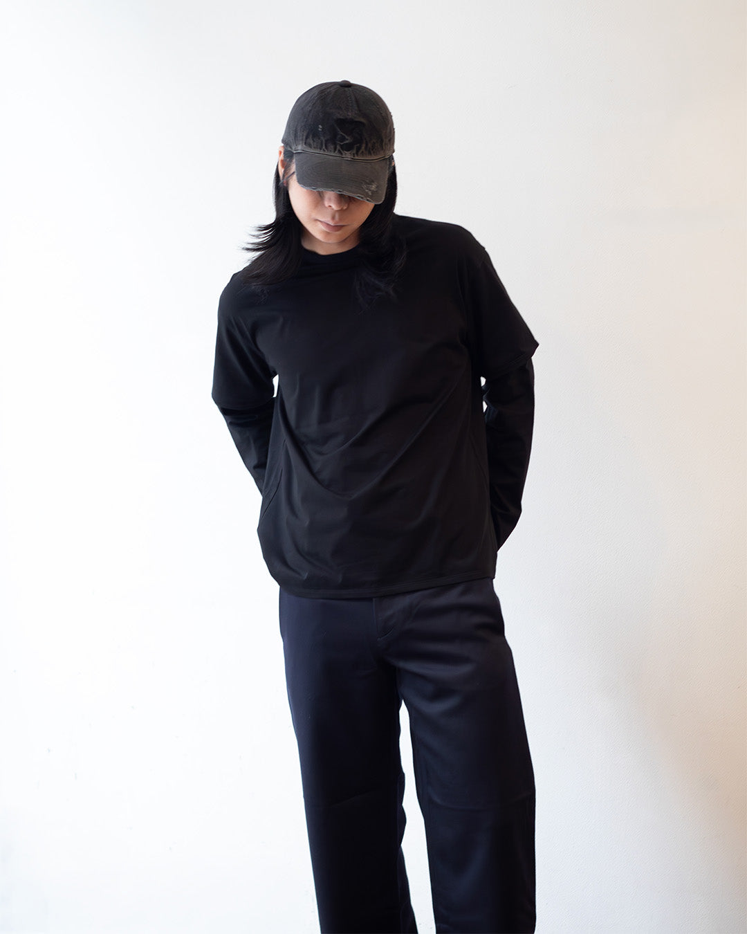 VUJA DE 【本物保証】 Tシャツ ストリート系 メンズ IRIS LAYERED LS T-SHIRT(Exclusive)