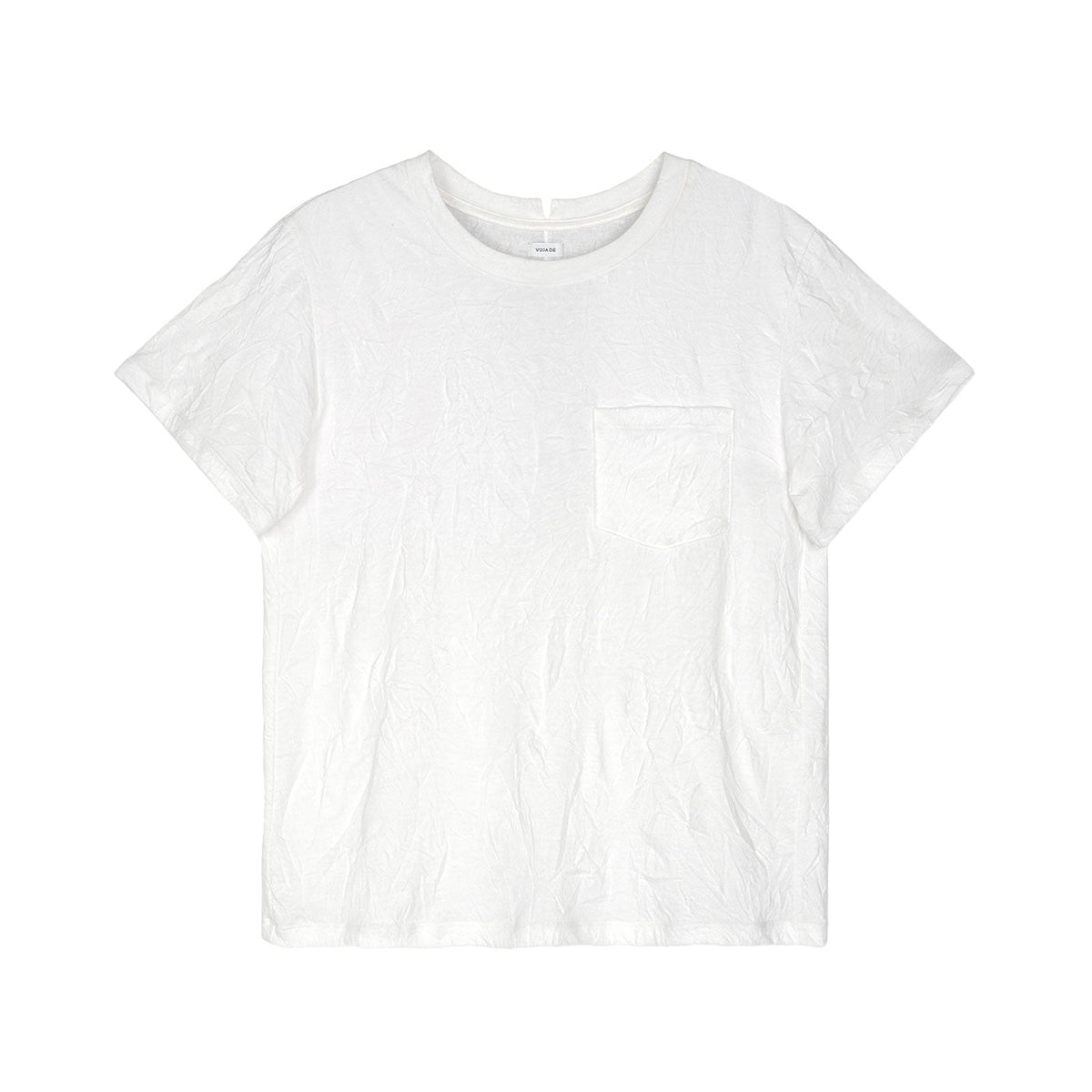 VUJA DE 【本物保証】 Tシャツ ストリート系 メンズ OTTO CRINKLED POCKET T-SHIRT IN COTTON