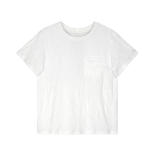 VUJA DE 【本物保証】 Tシャツ ストリート系 メンズ OTTO CRINKLED POCKET T-SHIRT IN COTTON