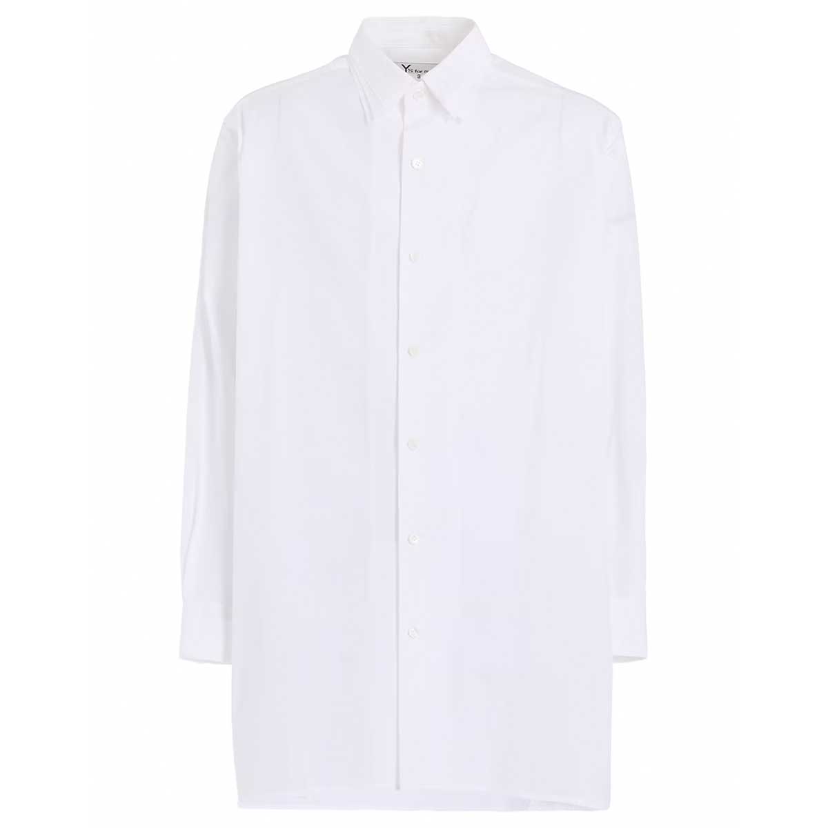 Ys for men 【本物保証】 シャツ ストリート系 メンズ 100/2 BROAD SHIRT WITH TRIPLE COLLAR
