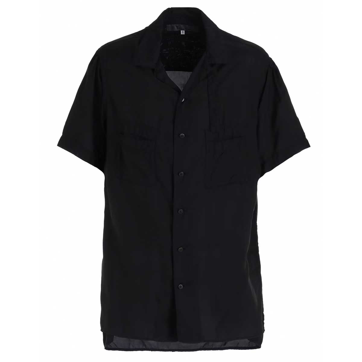 Ys for men 【本物保証】 シャツ ストリート系 メンズ CHAIN STITCH OPEN-COLLAR SHORT SLEEVE SHIRT
