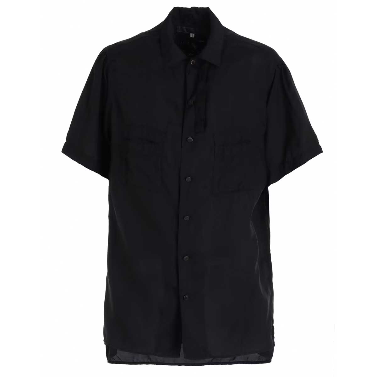 Ys for men 【本物保証】 シャツ ストリート系 メンズ CHAIN STITCH OPEN-COLLAR SHORT SLEEVE SHIRT