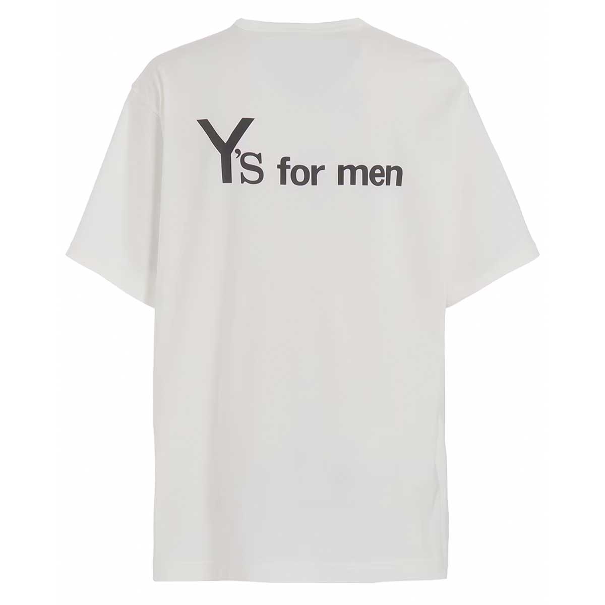 Ys for men 【本物保証】 Tシャツ ストリート系 メンズ Y's for men BIG LOGO PRINT SHORT SLEEVE T-SHIRT