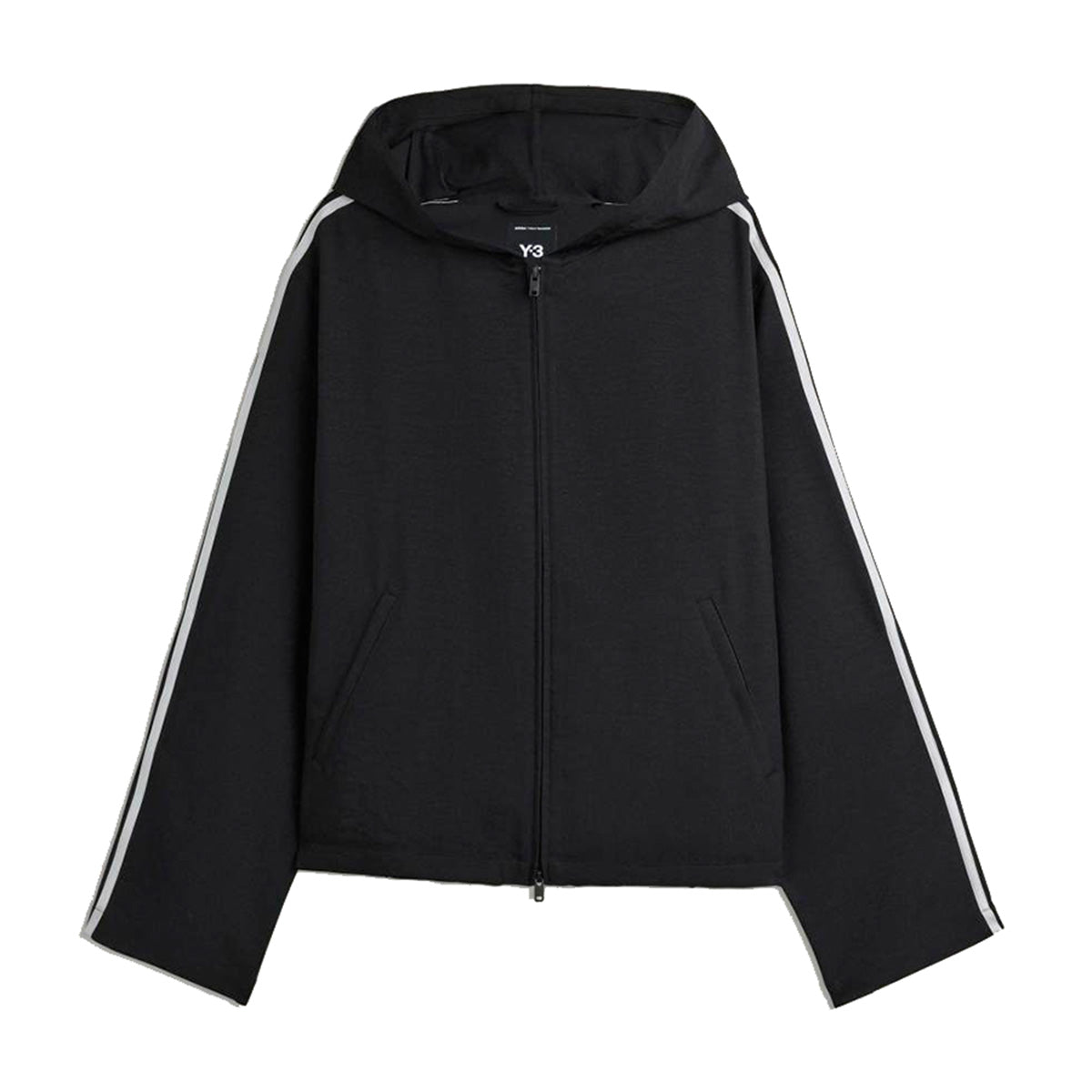 Y3 Yohji Yamamoto 【本物保証】 パーカー ストリート系 メンズ HOODED TRACK TOP 3-STRIPES