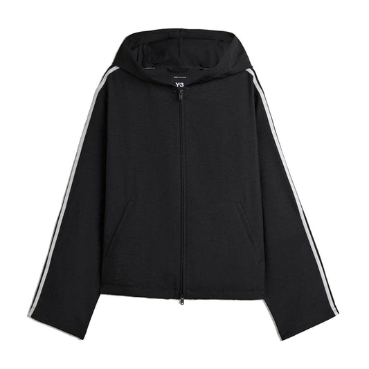 Y3 Yohji Yamamoto 【本物保証】 パーカー ストリート系 メンズ HOODED TRACK TOP 3-STRIPES