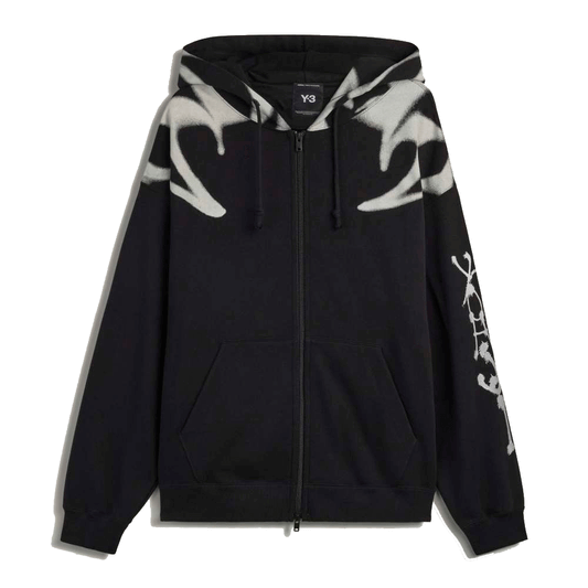 Y3 Yohji Yamamoto 【本物保証】 パーカー ストリート系 メンズ Y-3 CHITO GRAPHIC FRENCH TERRY ZIP HOODIE