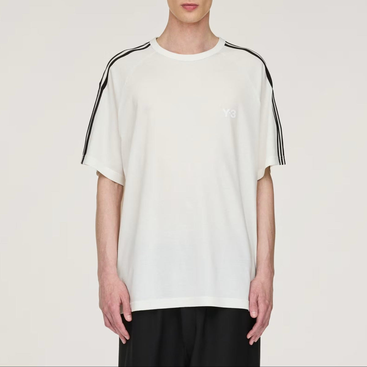 Y3 Yohji Yamamoto 【本物保証】 Tシャツ ストリート系 メンズ Y-3 SHORT SLEEVE TEE 3-STRIPES