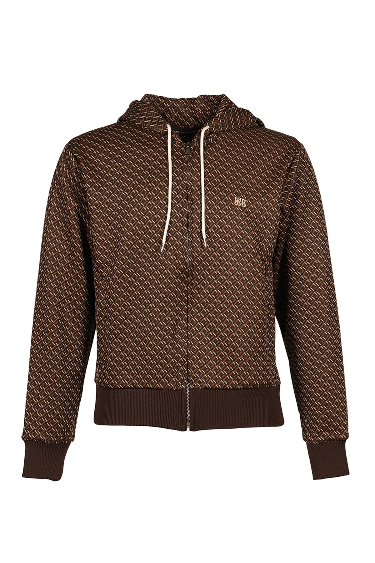 Wales Bonner ウェールズ・ボナー 【本物保証】 パーカー ストリート系 メンズ HOODED TRACK JACKET / BRW CARAMEL CAMEL