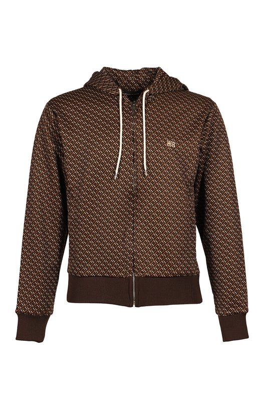 Wales Bonner ウェールズ・ボナー 【本物保証】 パーカー ストリート系 メンズ HOODED TRACK JACKET / BRW CARAMEL CAMEL