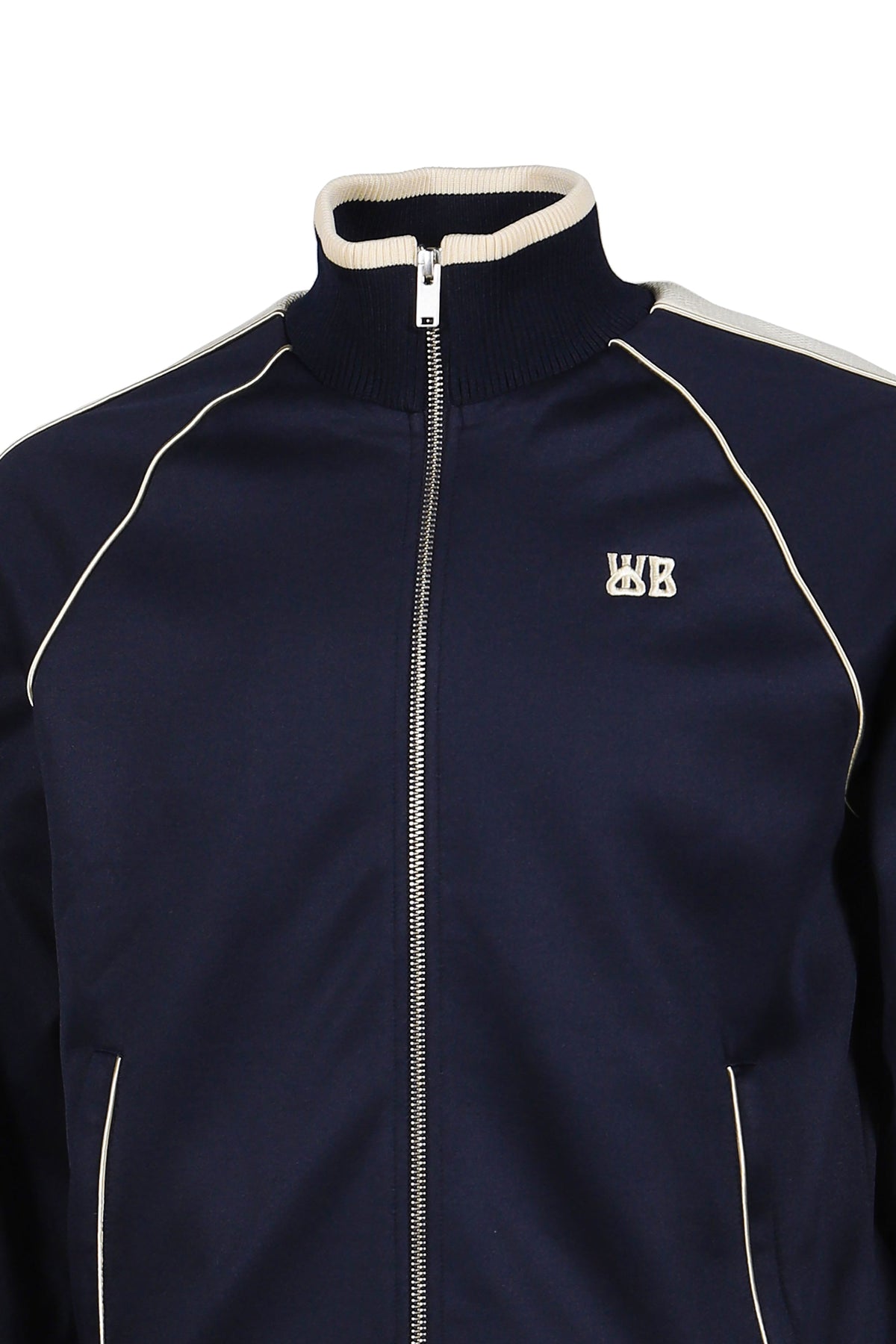 Wales Bonner ウェールズ・ボナー 【本物保証】 トラックジャケット ストリート系 メンズ MOTION TRACK TOP / NVY / IVO